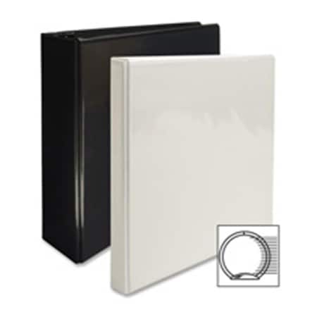 Davenport Round-Ring View Binder, Black, 12PK DA2487712